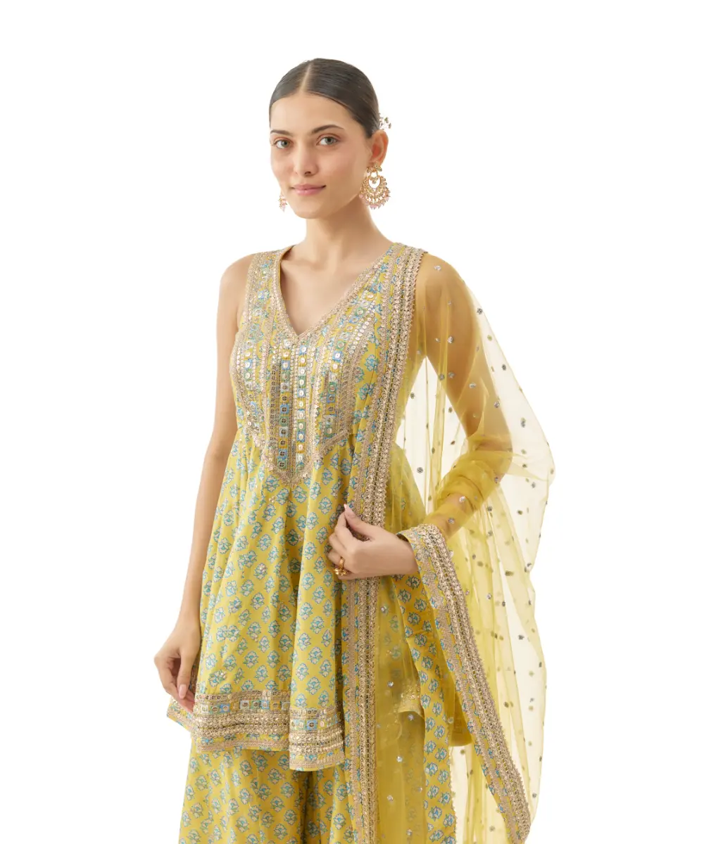 GOPI VAID - Simoni Peplum Set